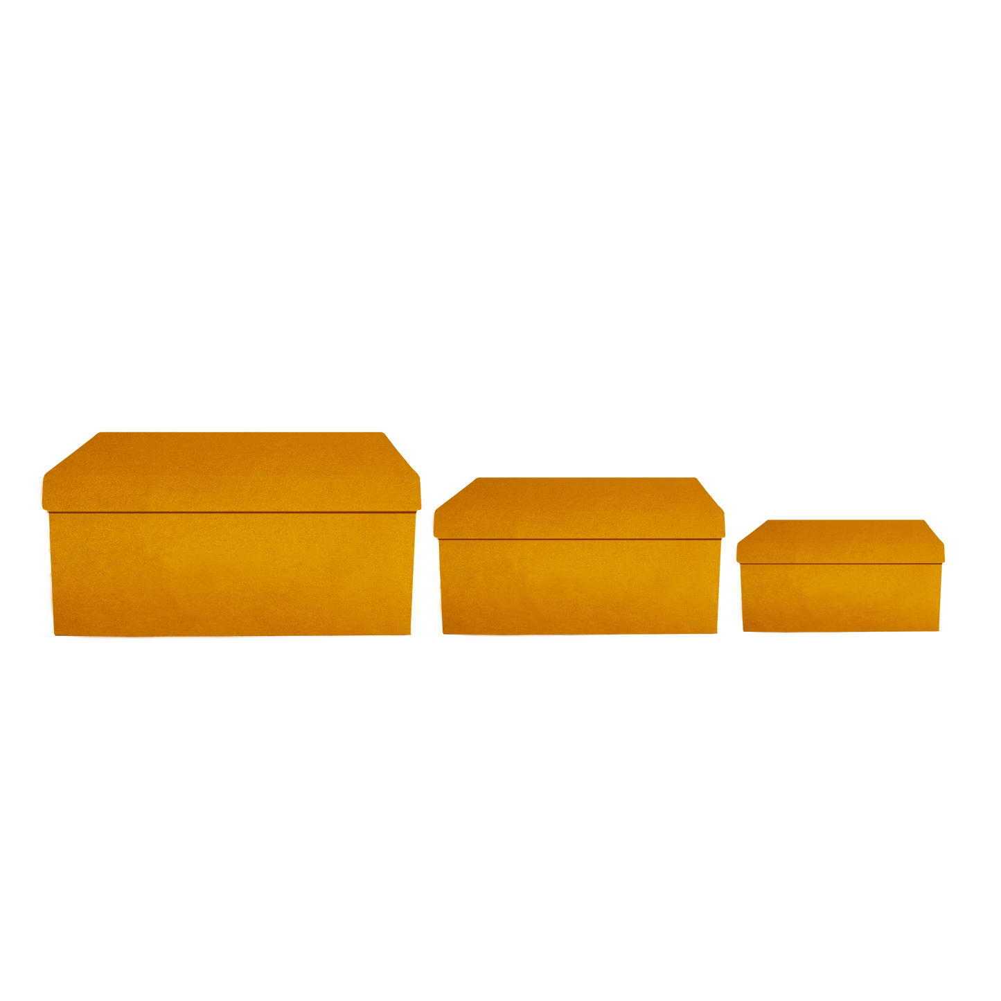 Kit 3 different sizes rectangular shape boxes 3 in 1 - Velvet Honey