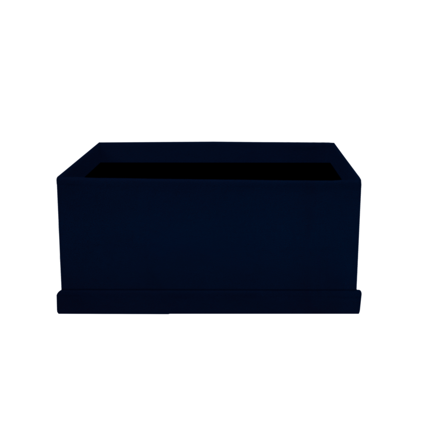 Kit 3 different sizes rectangular shape boxes 3 in 1 - Velvet Navy Blue