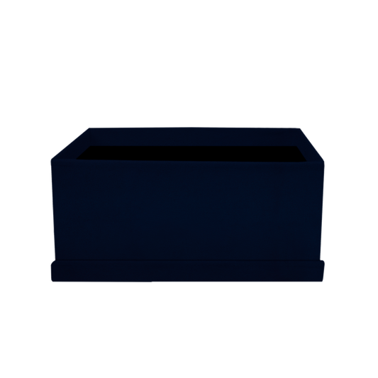 Rectangular shape box - Velvet Navy Blue