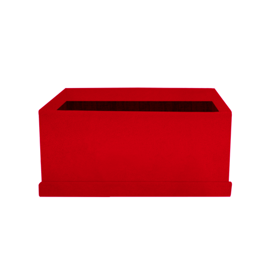 Rectangular shape box - Velvet Red