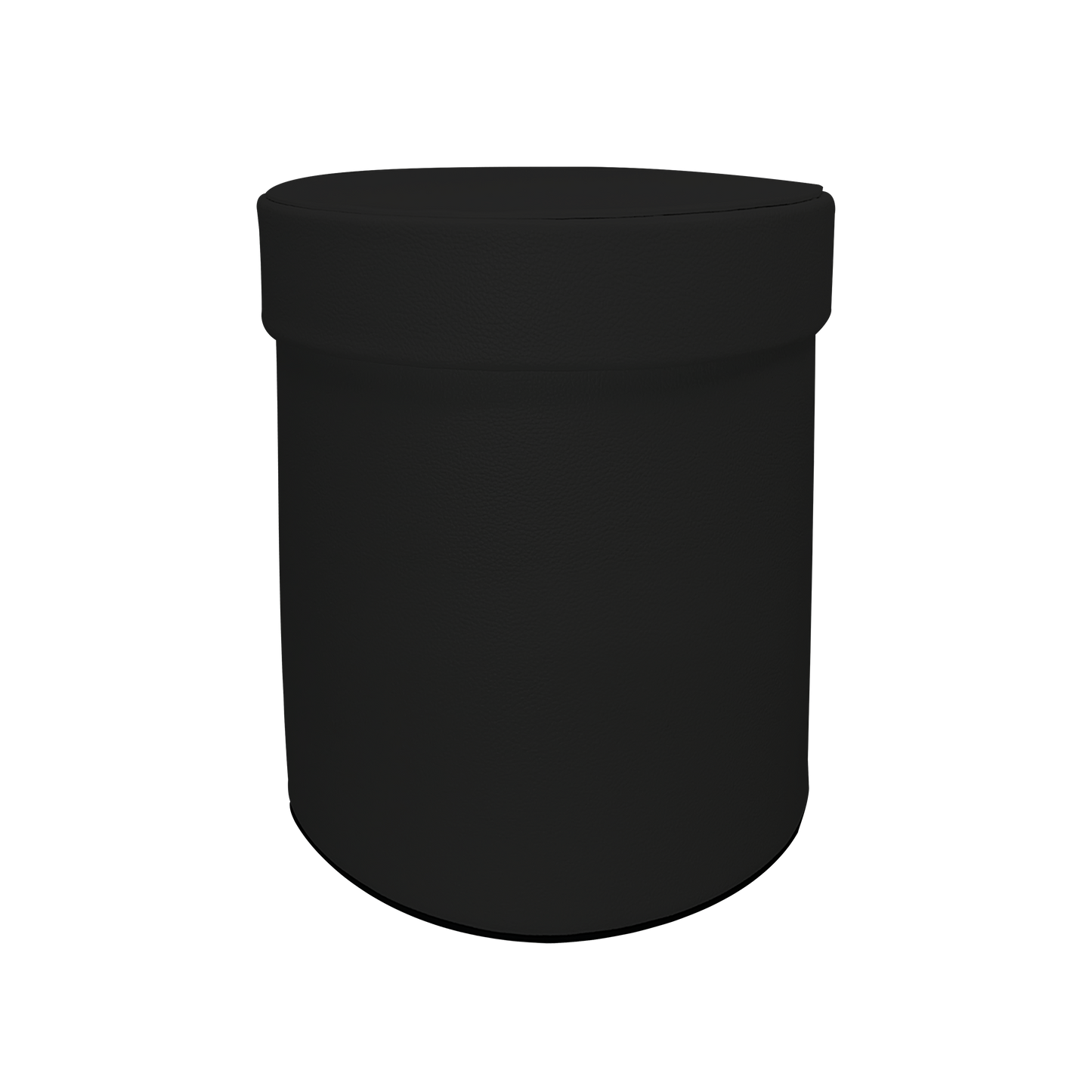 Round shape box - PU Leather Black