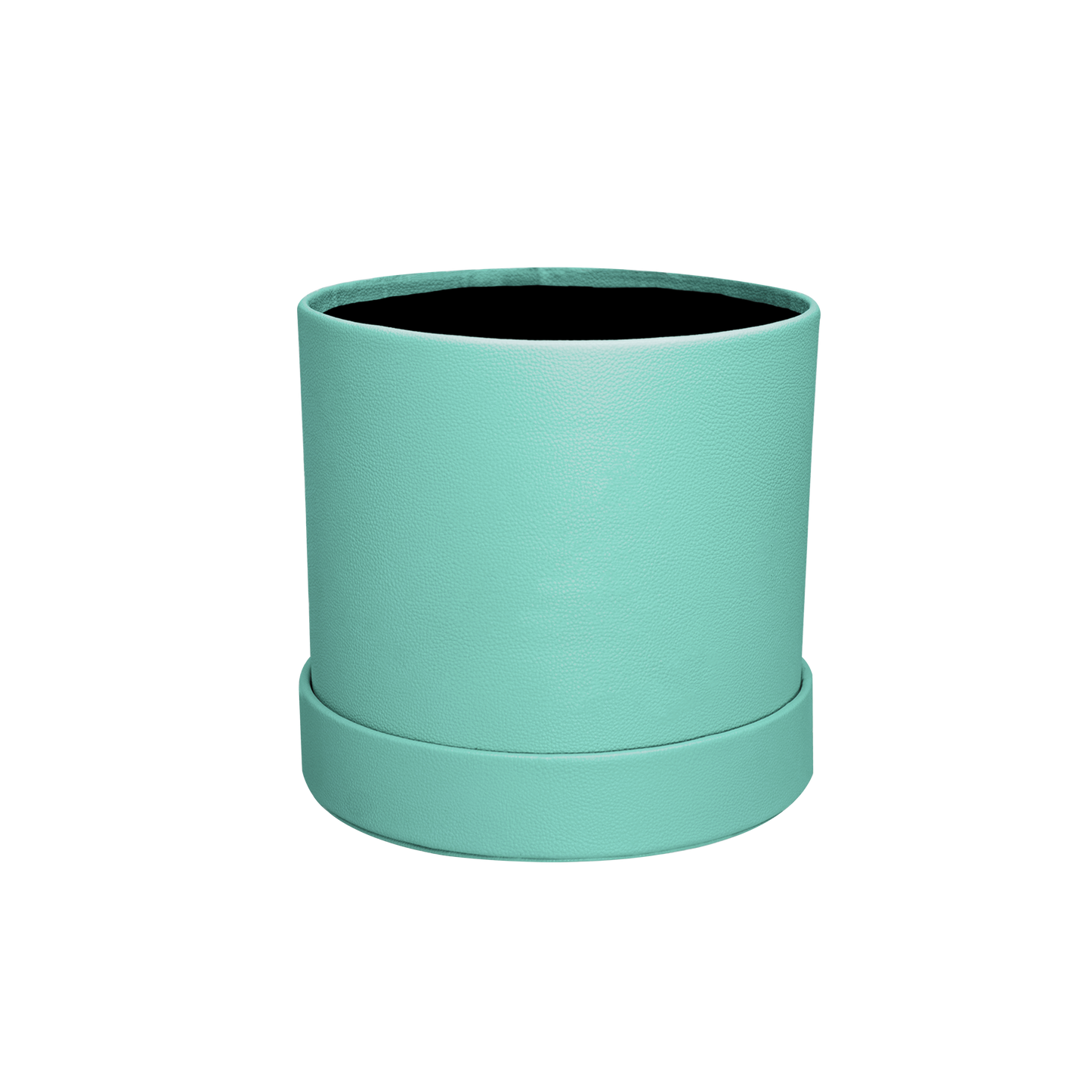 Round shape box - PU Leather Mint