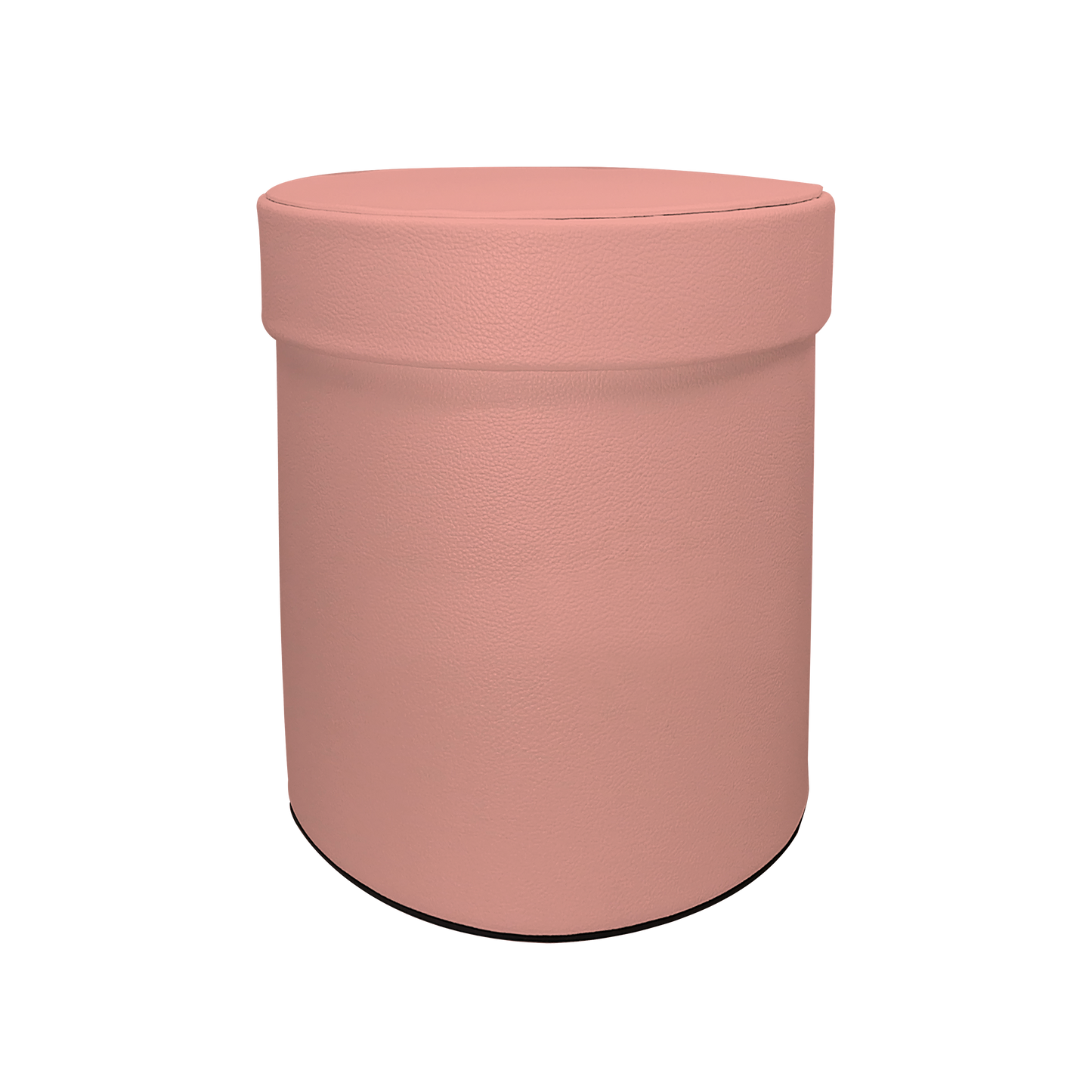 Round shape box - PU Leather Pink