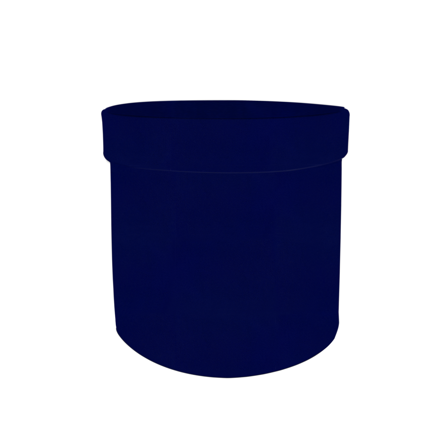 Round shape box - Suede Royal Blue