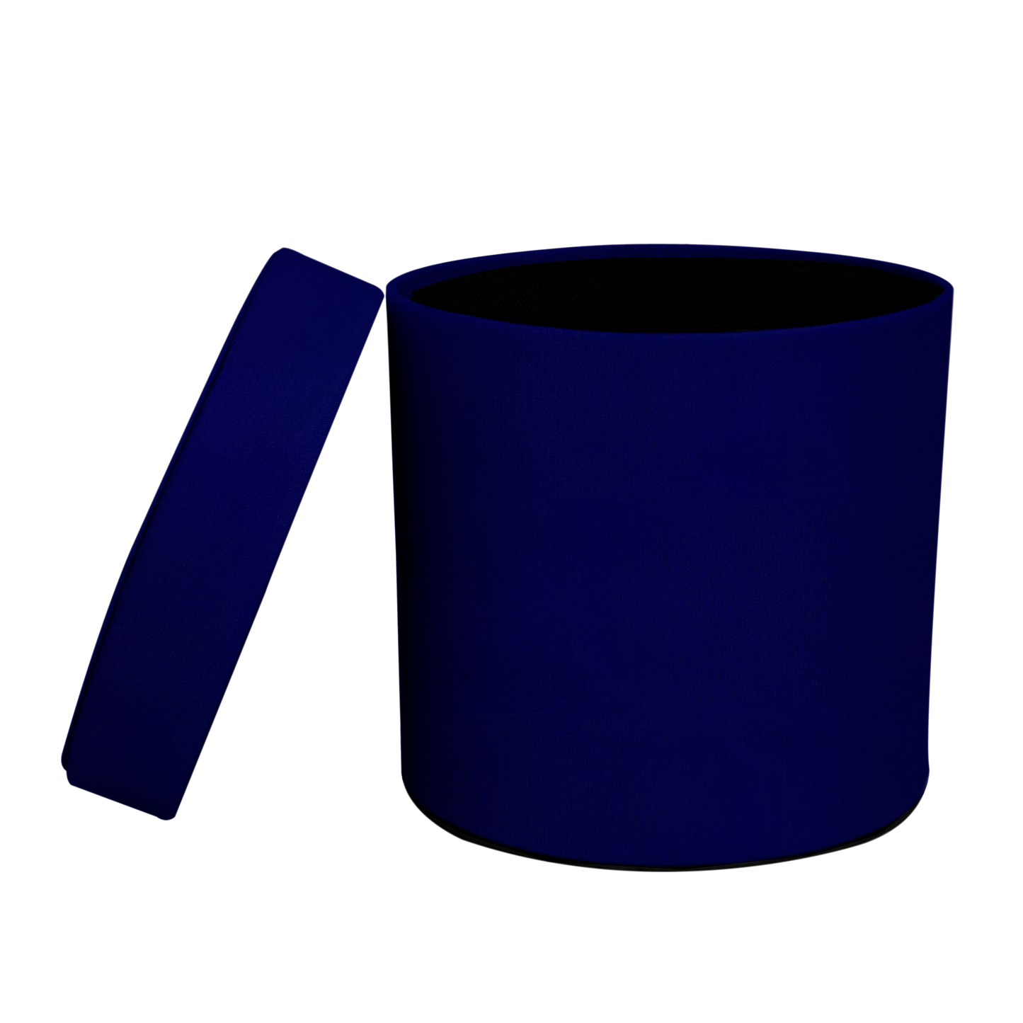 Round shape box - Suede Royal Blue