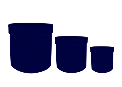 Kit 3 different sizes Custom Round Flower Boxes 3 in 1 - DIY Custom | Assemble Yourself - Perfect for Floral Arrangements / Gift Packaging - Pack of 10 Boxes CFB