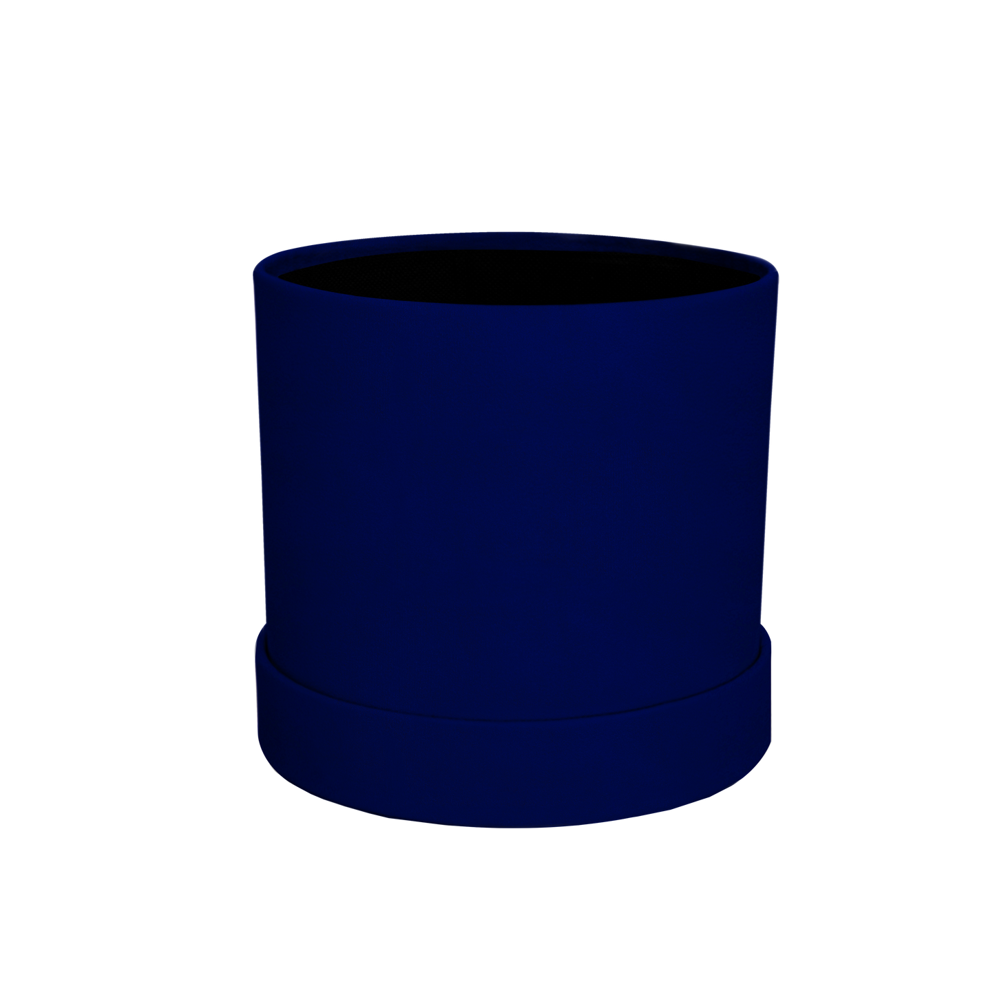 Round shape box - Suede Royal Blue