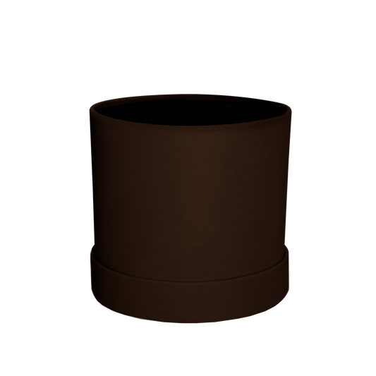 Round shape box - Velvet Brown