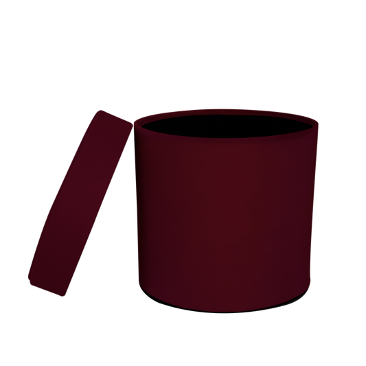 Round shape box - Velvet Marron