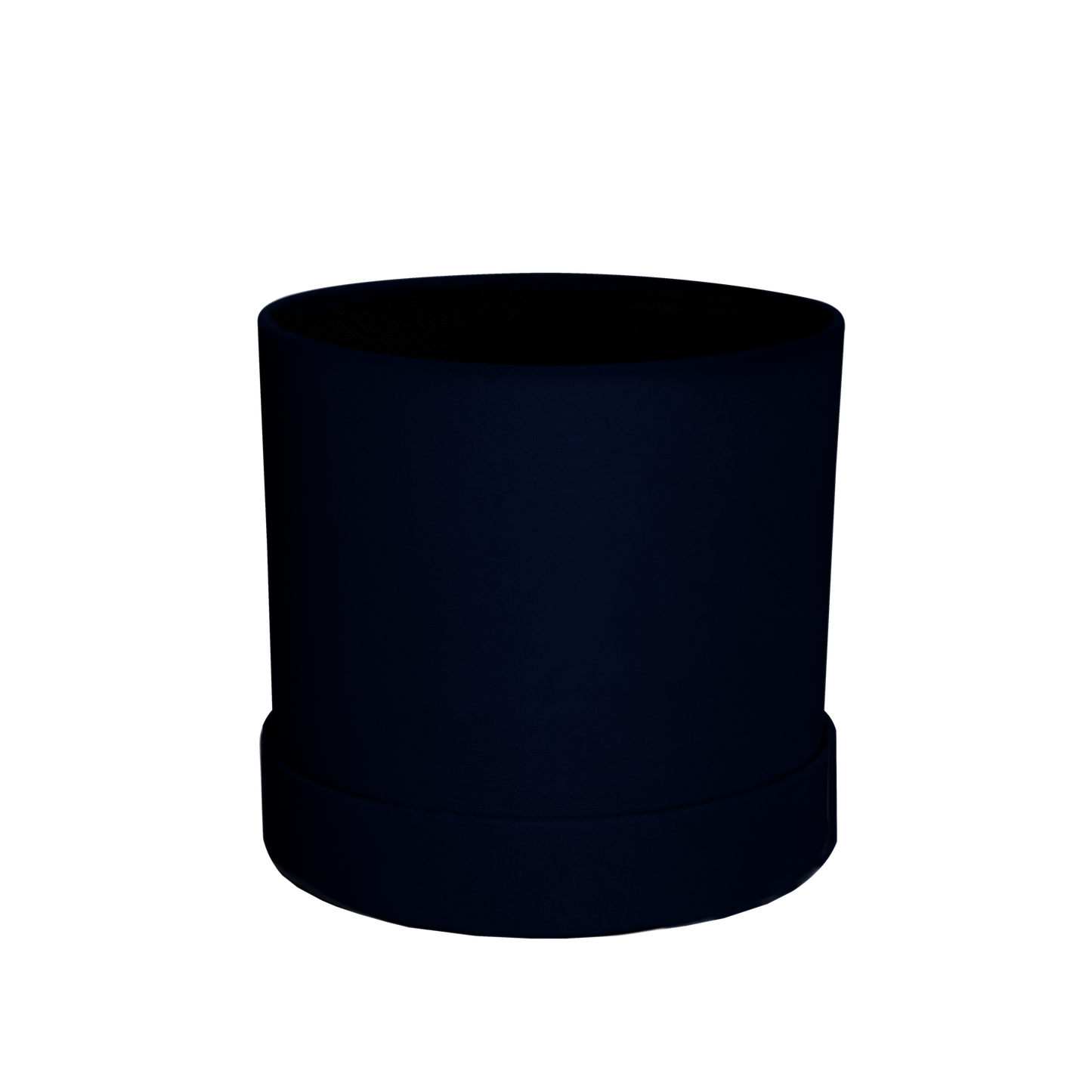 Kit 3 different sizes round shape boxes 3 in 1 - Velvet Navy Blue