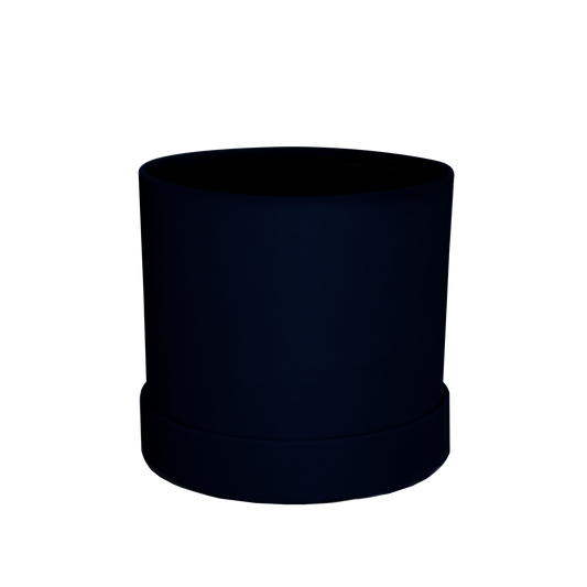 Round shape box - Velvet Navy Blue