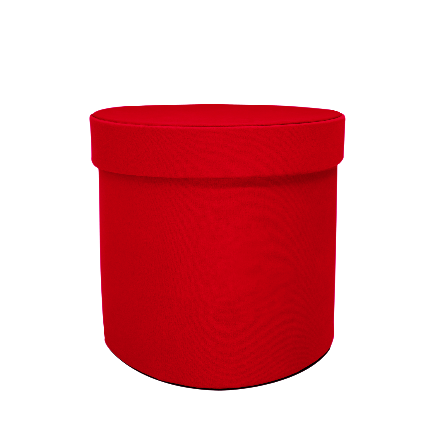 Kit 3 different sizes round shape boxes 3 in 1 - Velvet Red