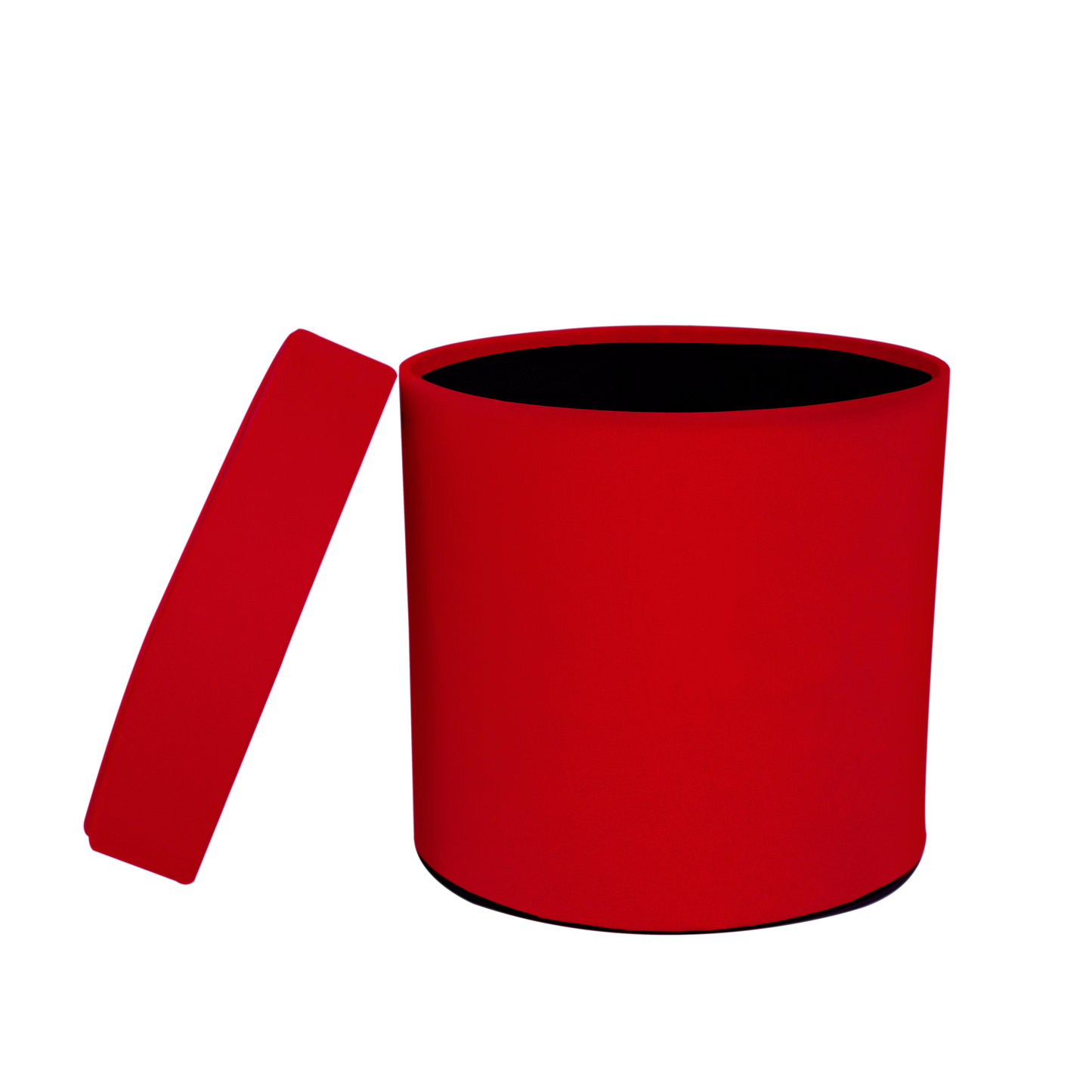 Kit 3 different sizes round shape boxes 3 in 1 - Velvet Red