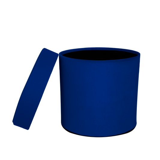 Round shape box - Velvet Royal Blue