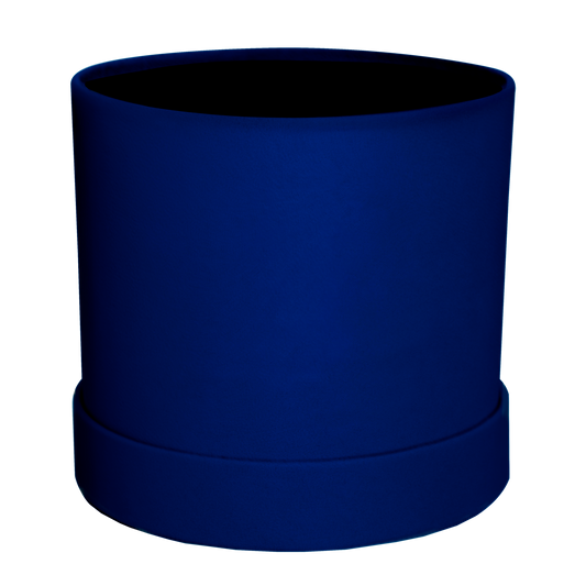 Round shape box - Velvet Royal Blue