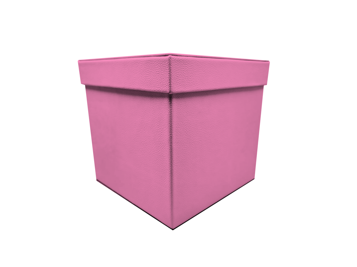 Square shape box - PU Leather Lavender