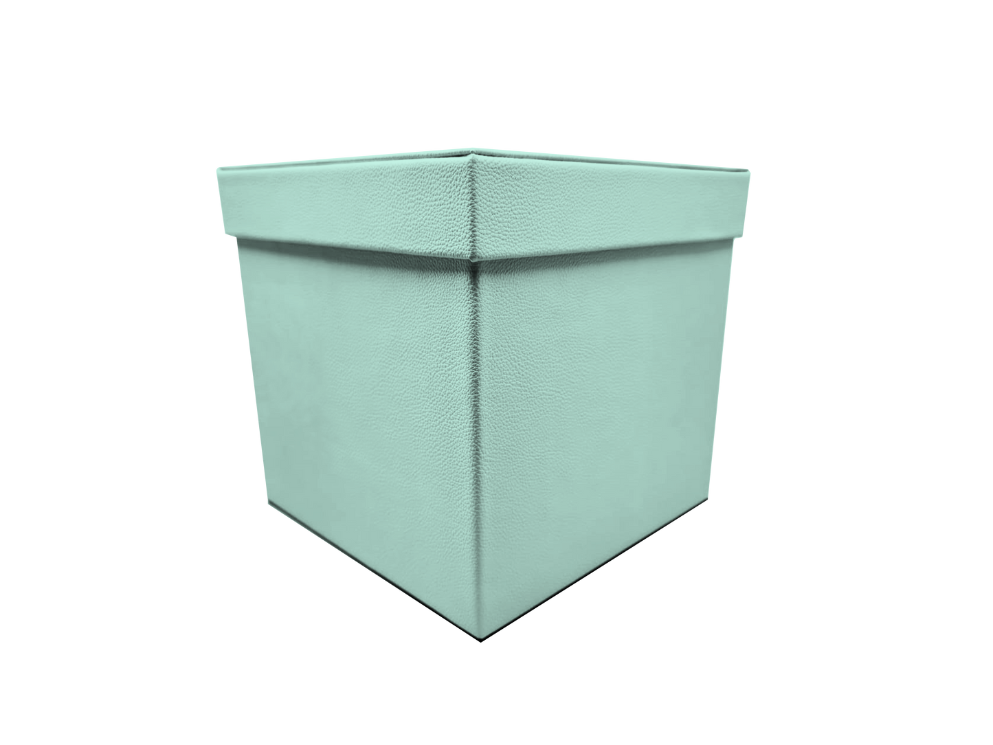 Square shape box - PU Leather Mint