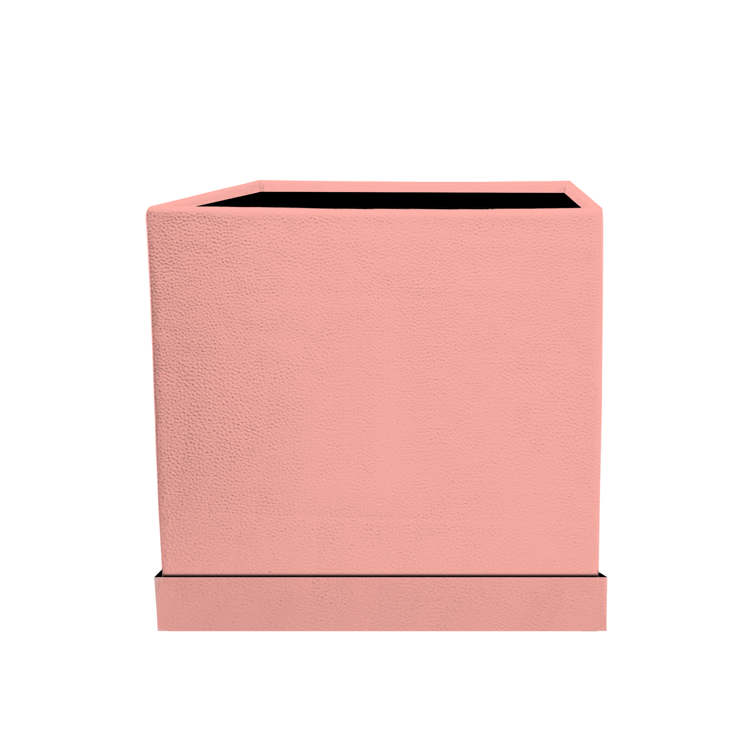 Square shape box - PU Leather Pink