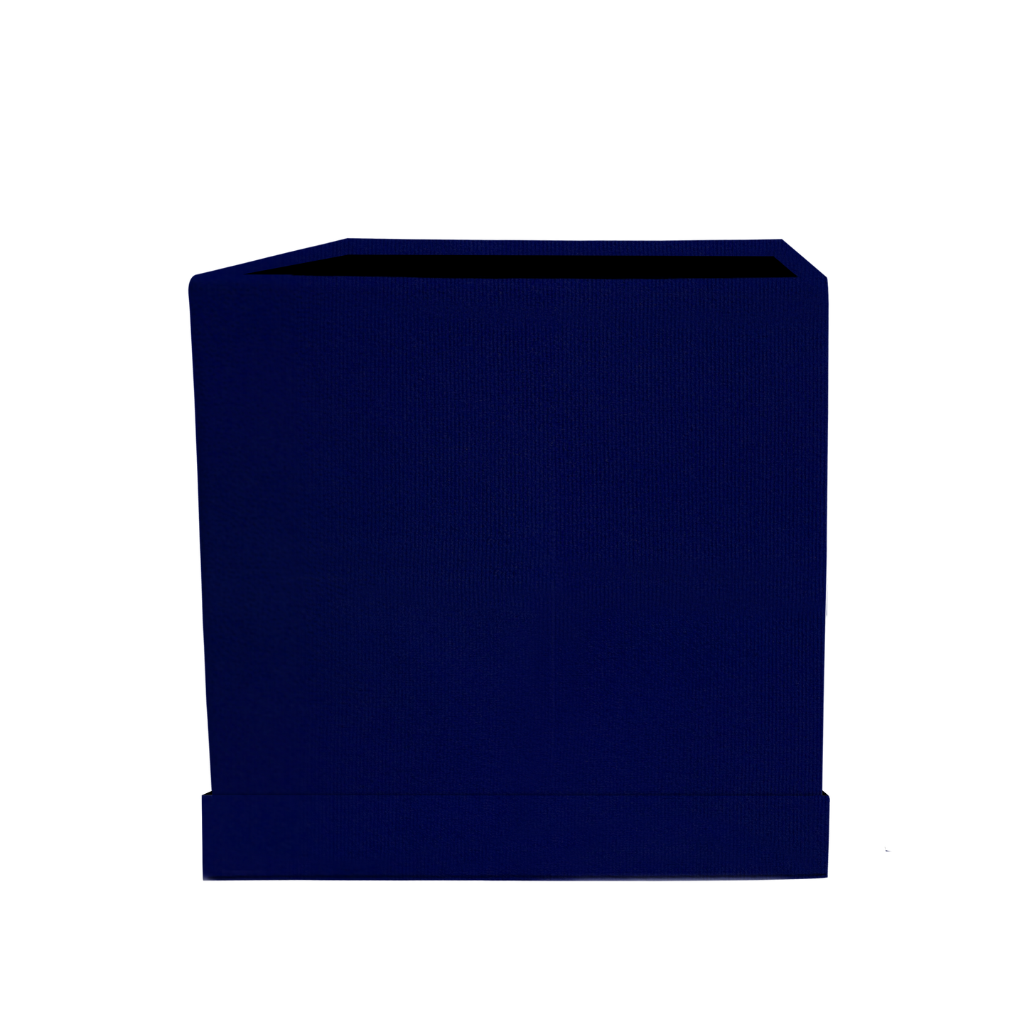 Square shape box - Suede Royal Blue