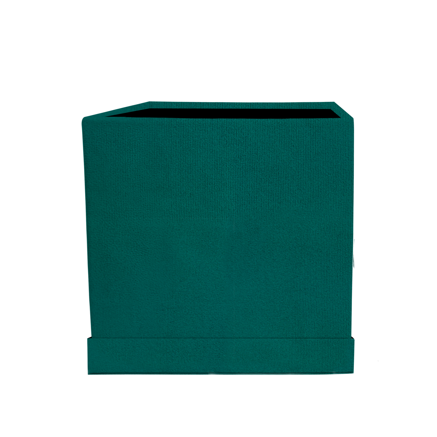 Square shape box - Suede Turquoise