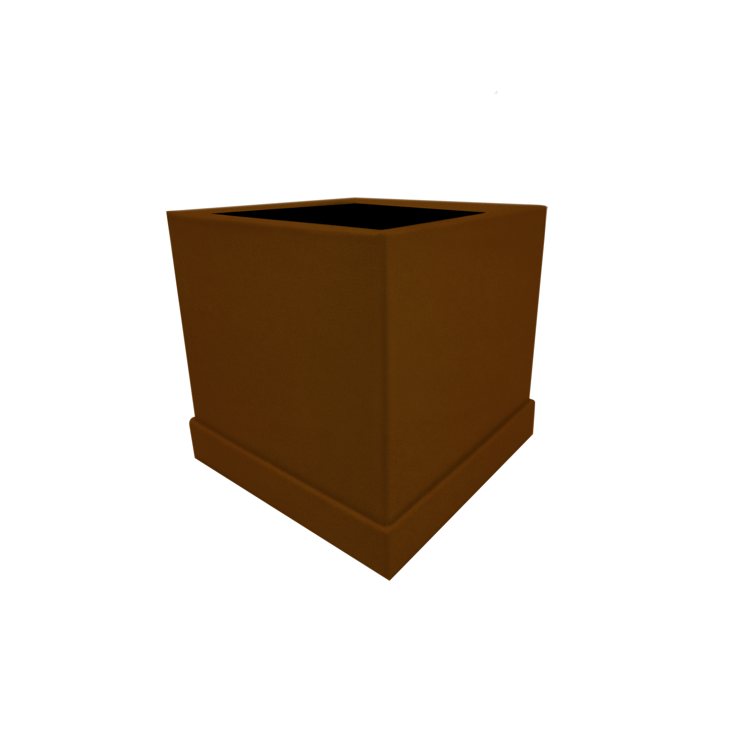 Square shape box - Velvet Bronze