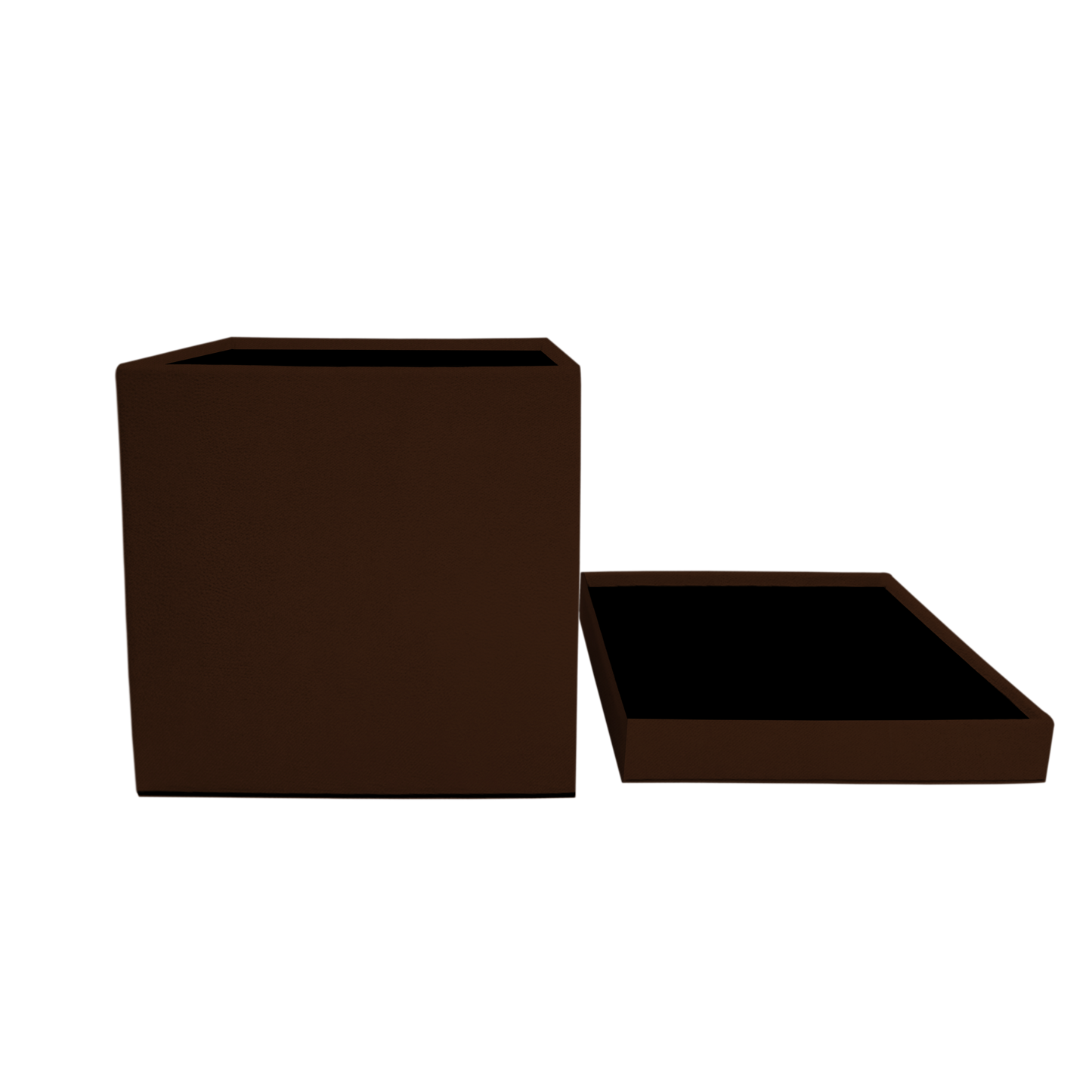 Square shape box - Velvet Brown