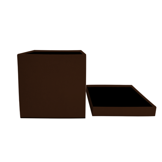 Square shape box - Velvet Brown