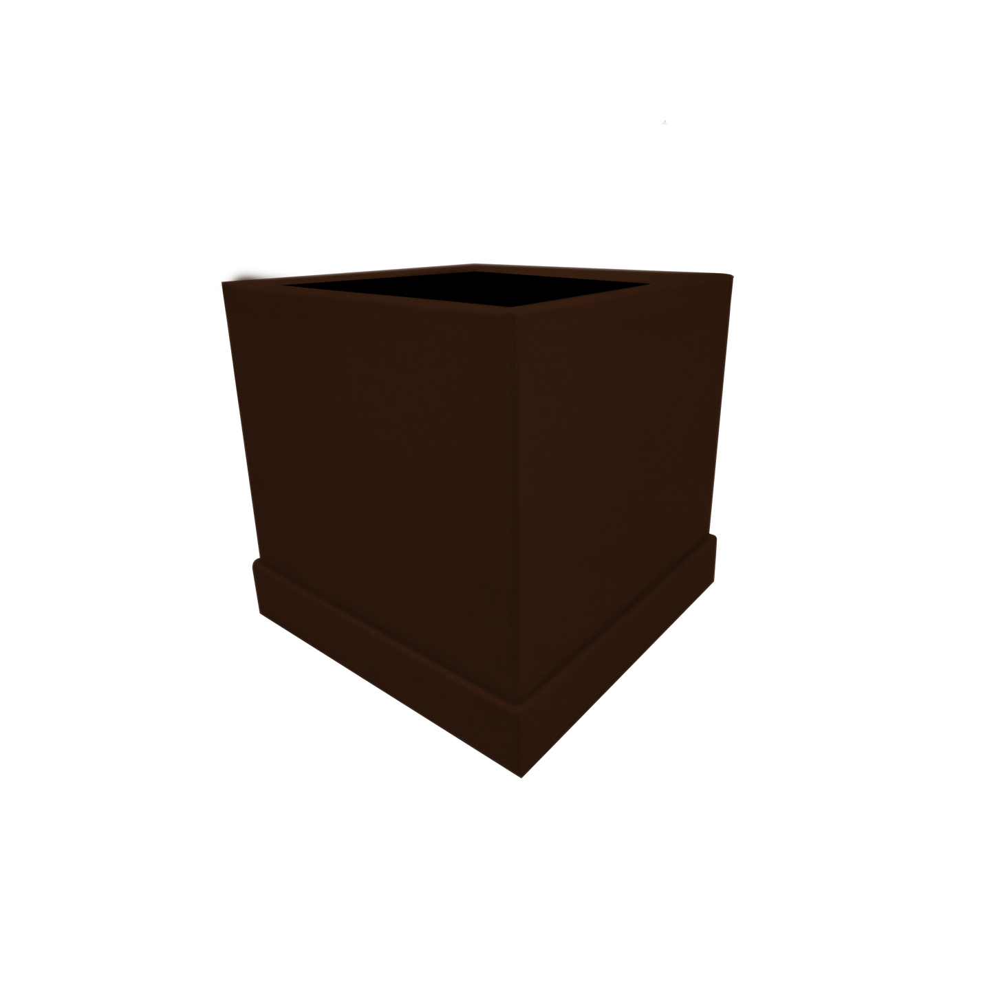 Square shape box - Velvet Brown