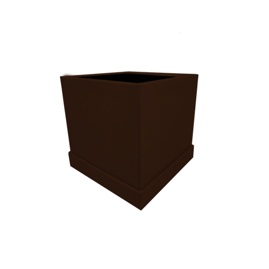 Square shape box - Velvet Brown