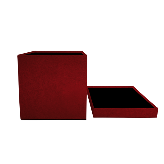 Square shape box - Velvet Cherry