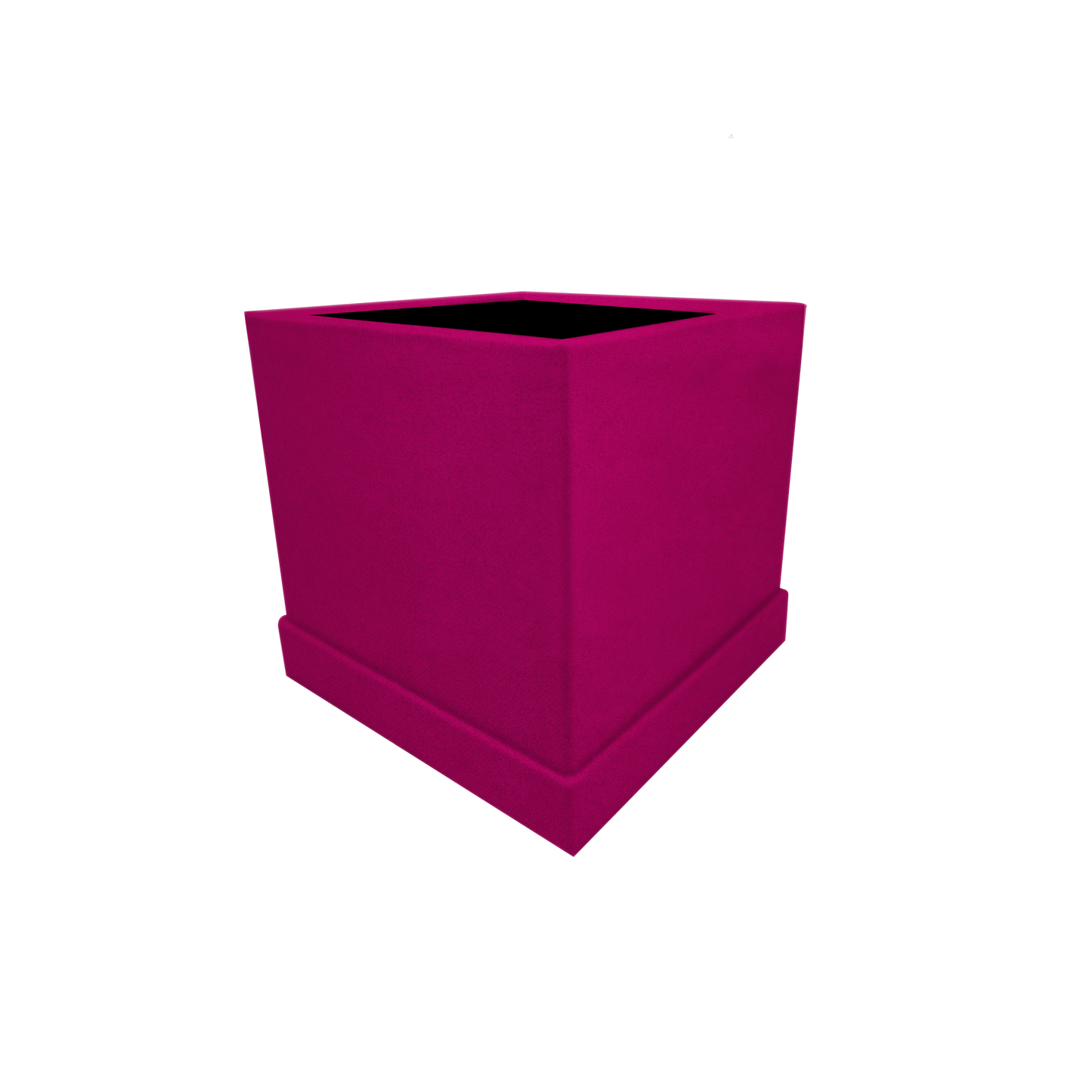 Caja cuadrada - Terciopelo Fucsia