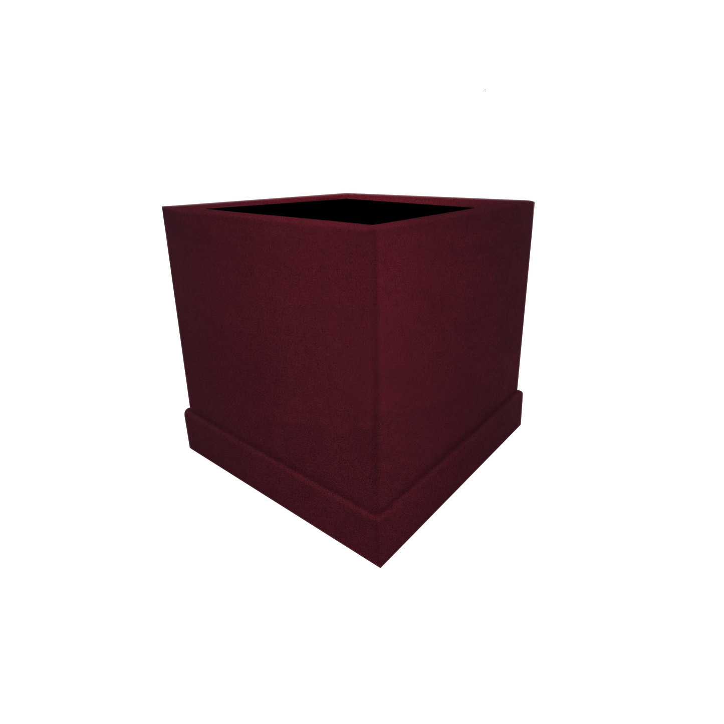 Kit 3 different sizes square shape boxes 3 in 1 - Velvet Marron