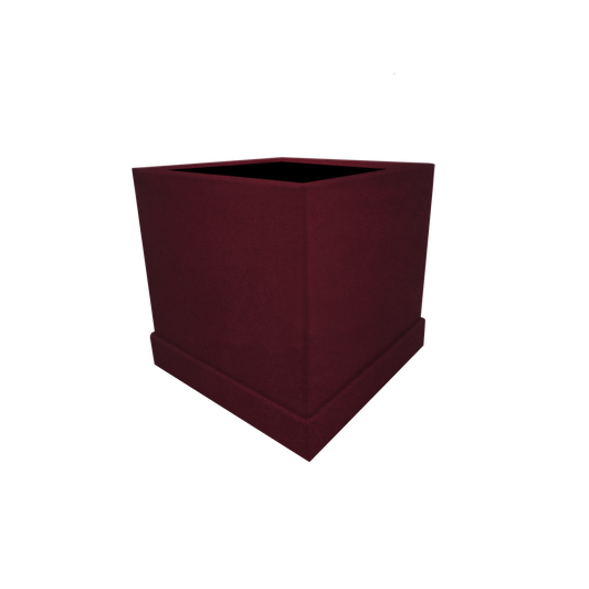 Square shape box - Velvet Marron