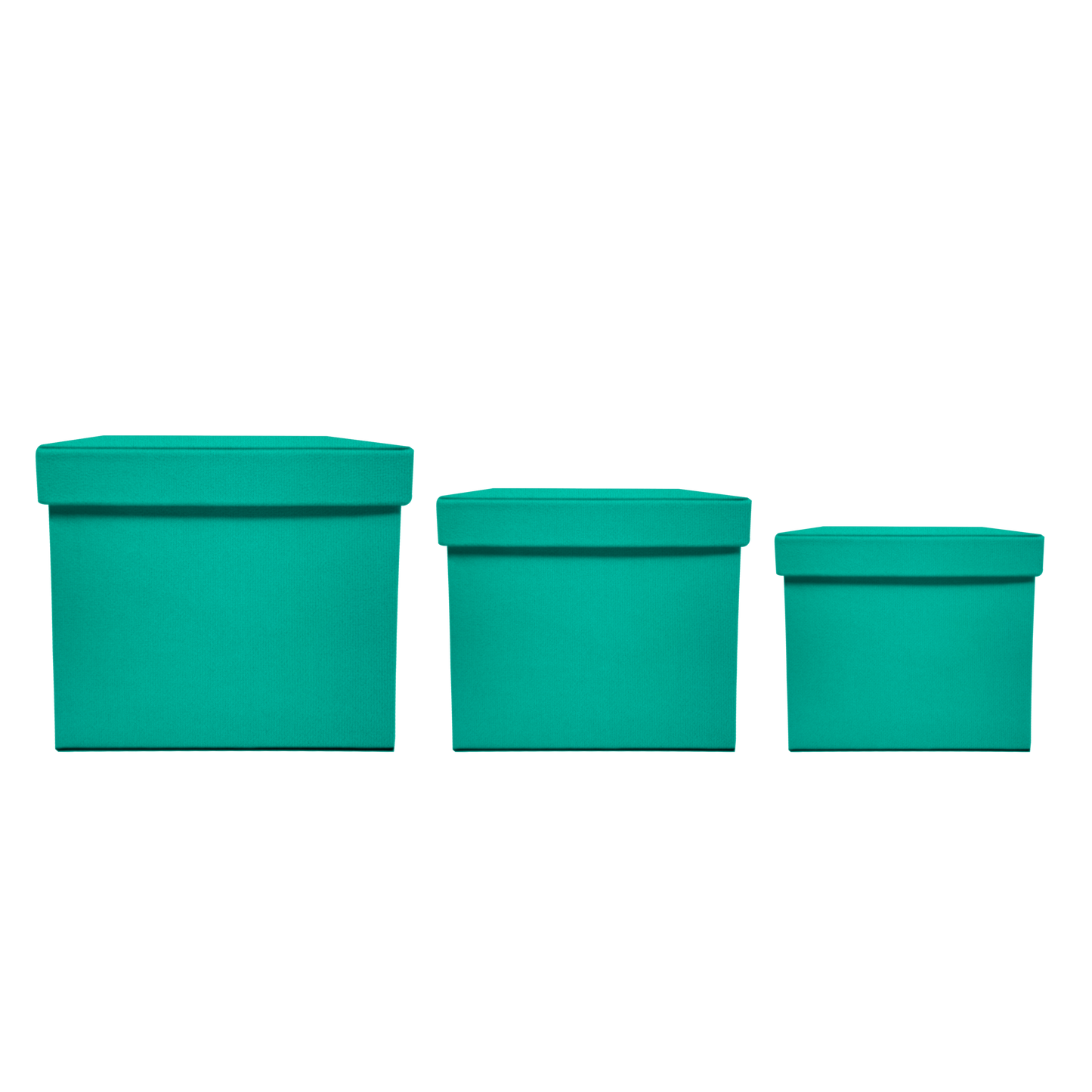 Kit 3 different sizes square shape boxes 3 in 1 - Velvet Mint