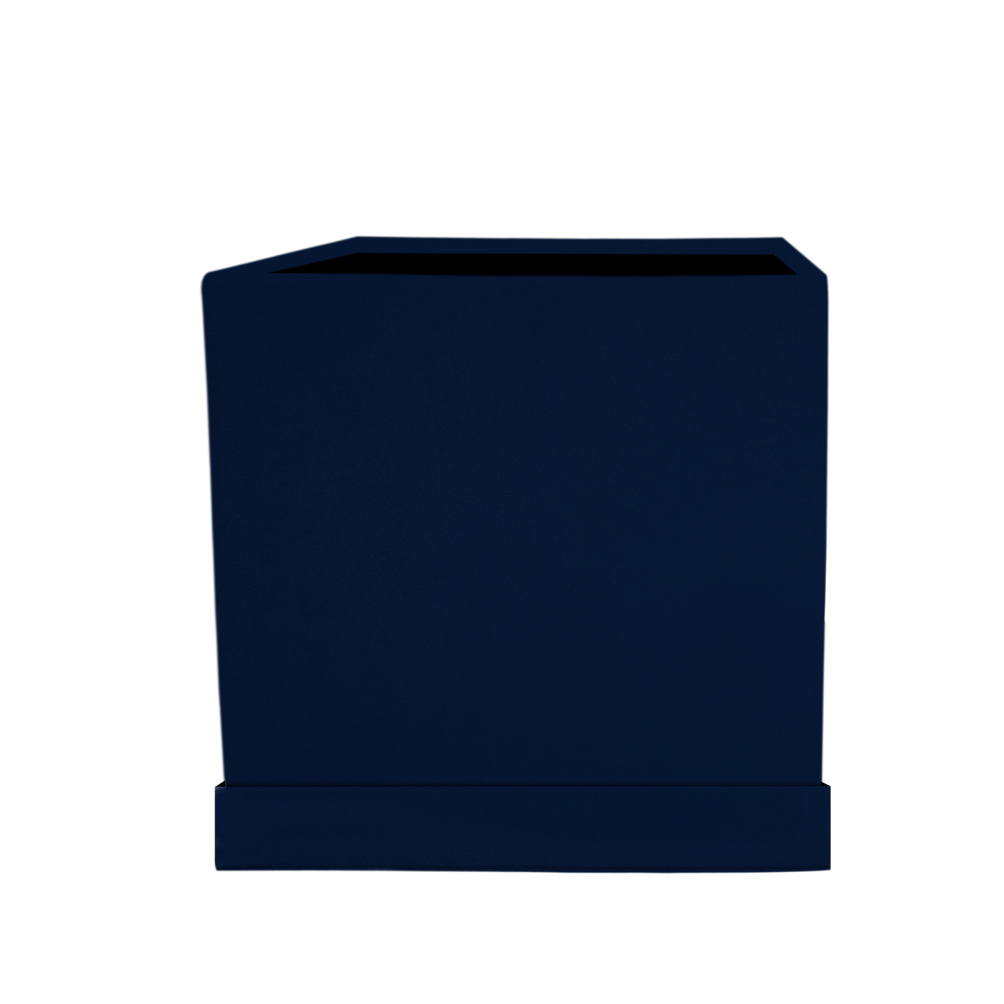 Kit 3 different sizes square shape boxes 3 in 1 - Velvet Navy Blue