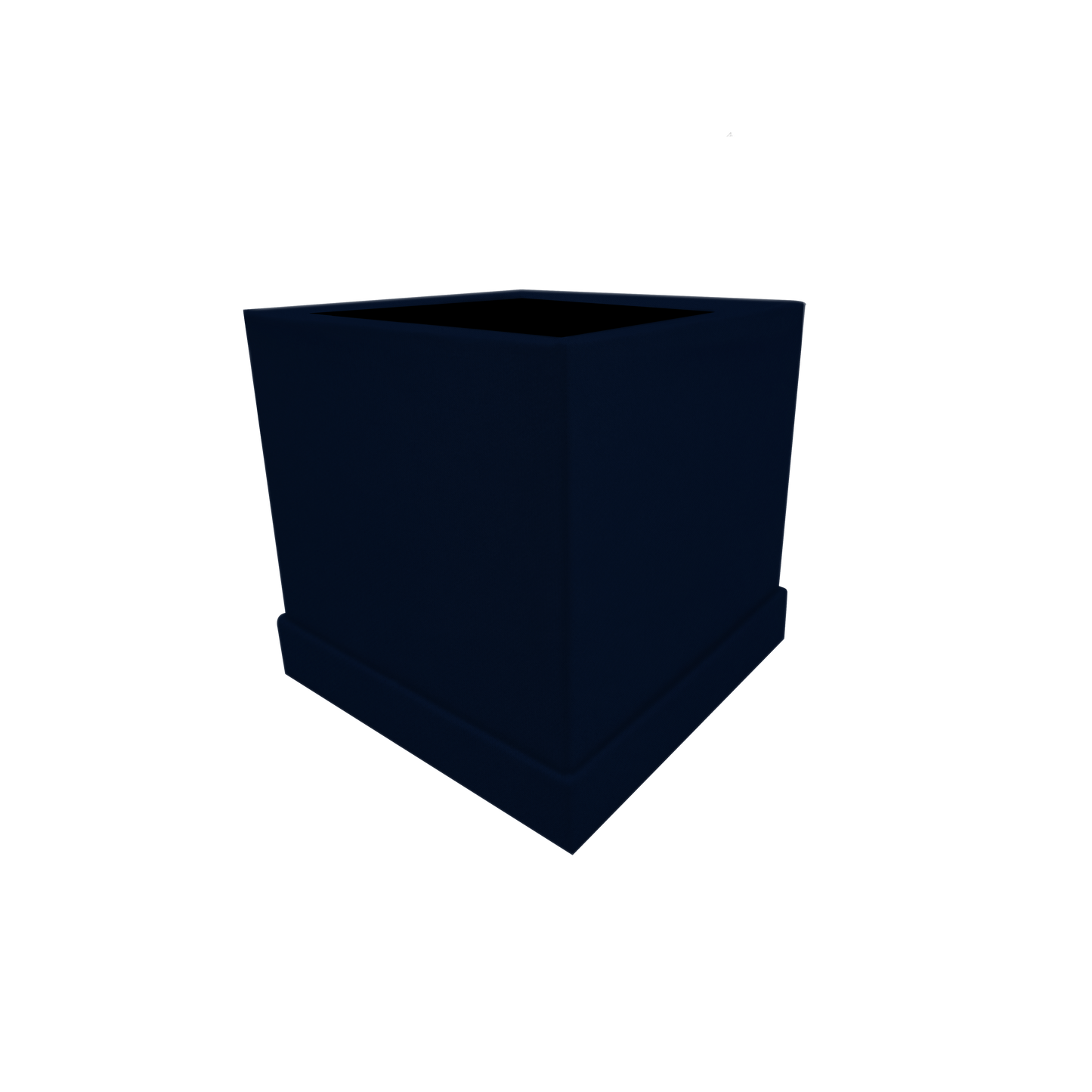 Square shape box - Velvet Navy Blue