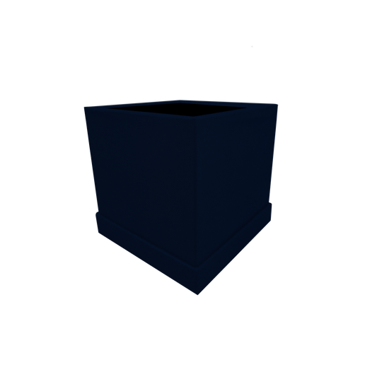 Square shape box - Velvet Navy Blue