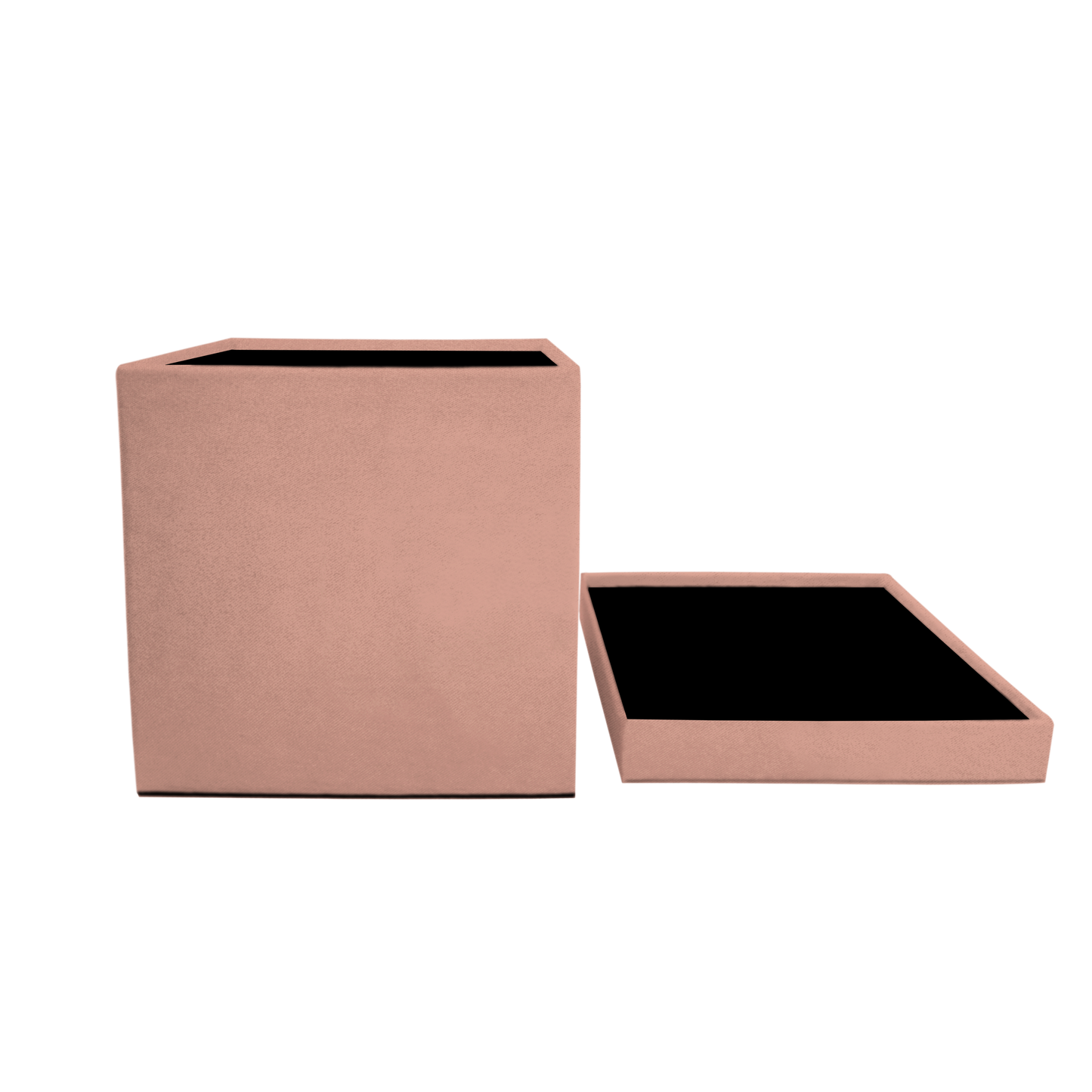 Kit 3 different sizes square shape boxes 3 in 1 - Velvet Pink