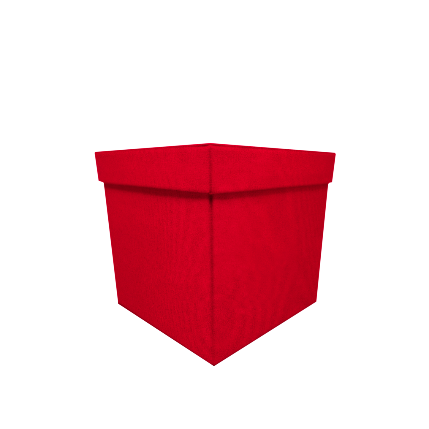 Square shape box - Velvet Red