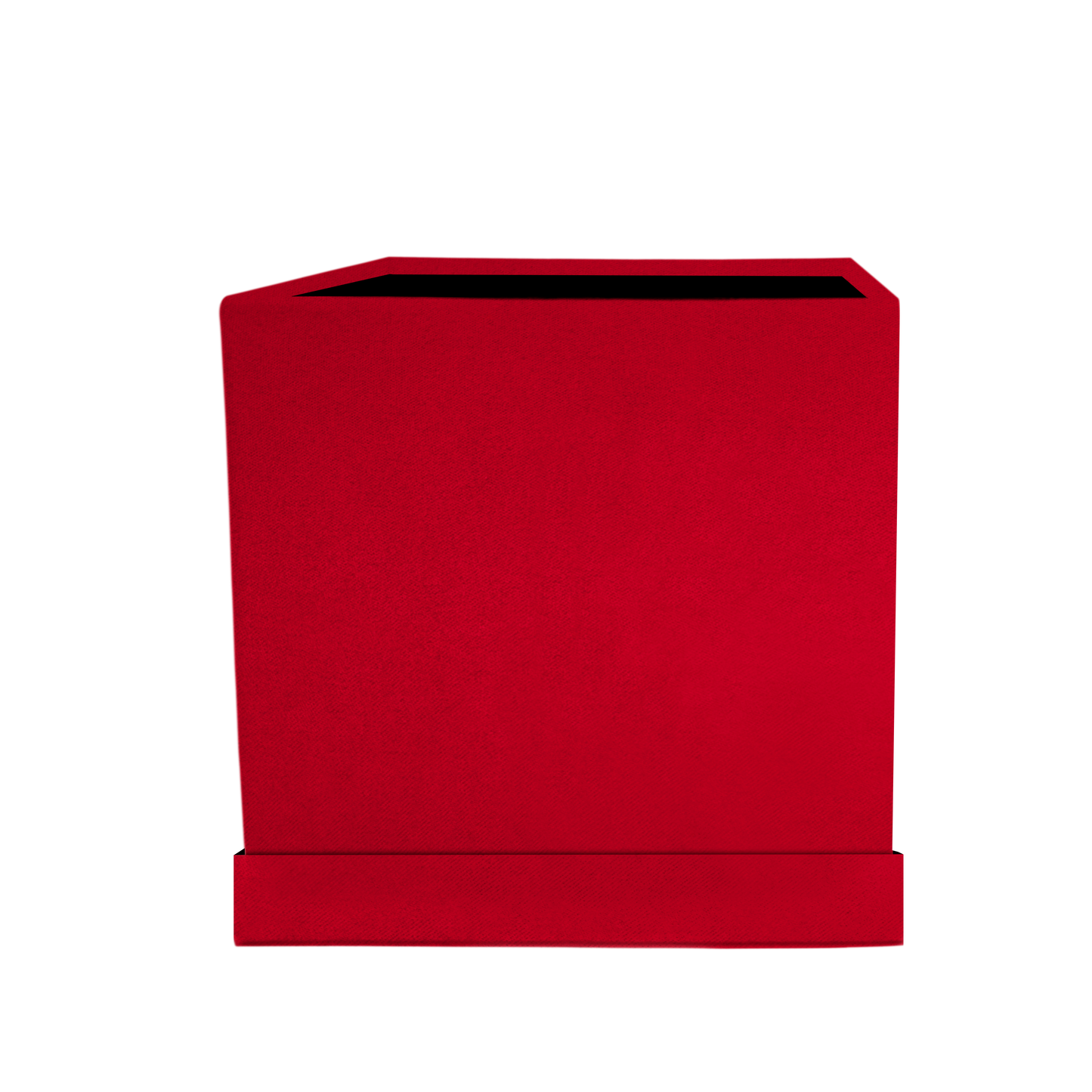 Square shape box - Velvet Red