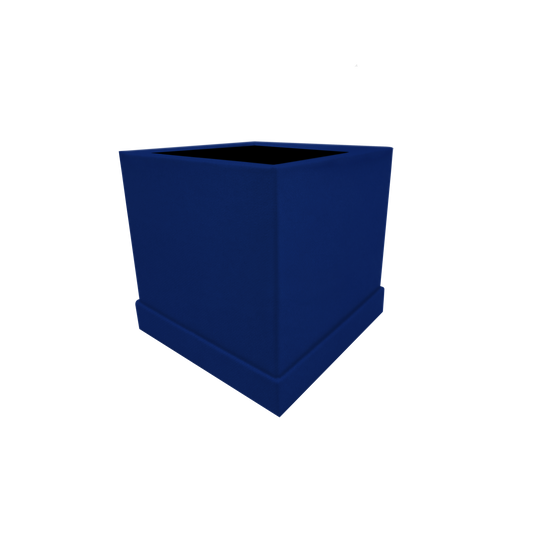 Square shape box - Velvet Royal Blue