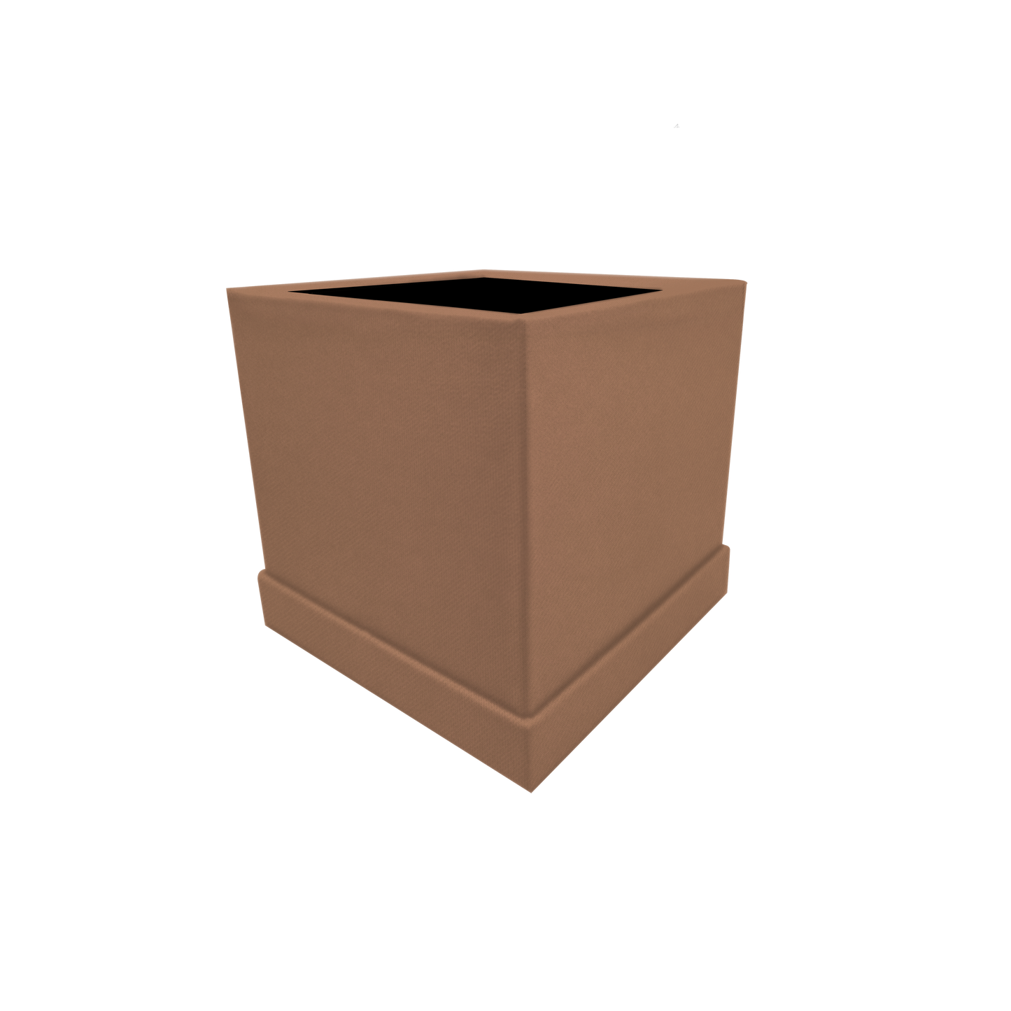 Square shape box - Velvet Tan