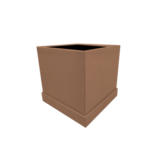 Square shape box - Velvet Tan
