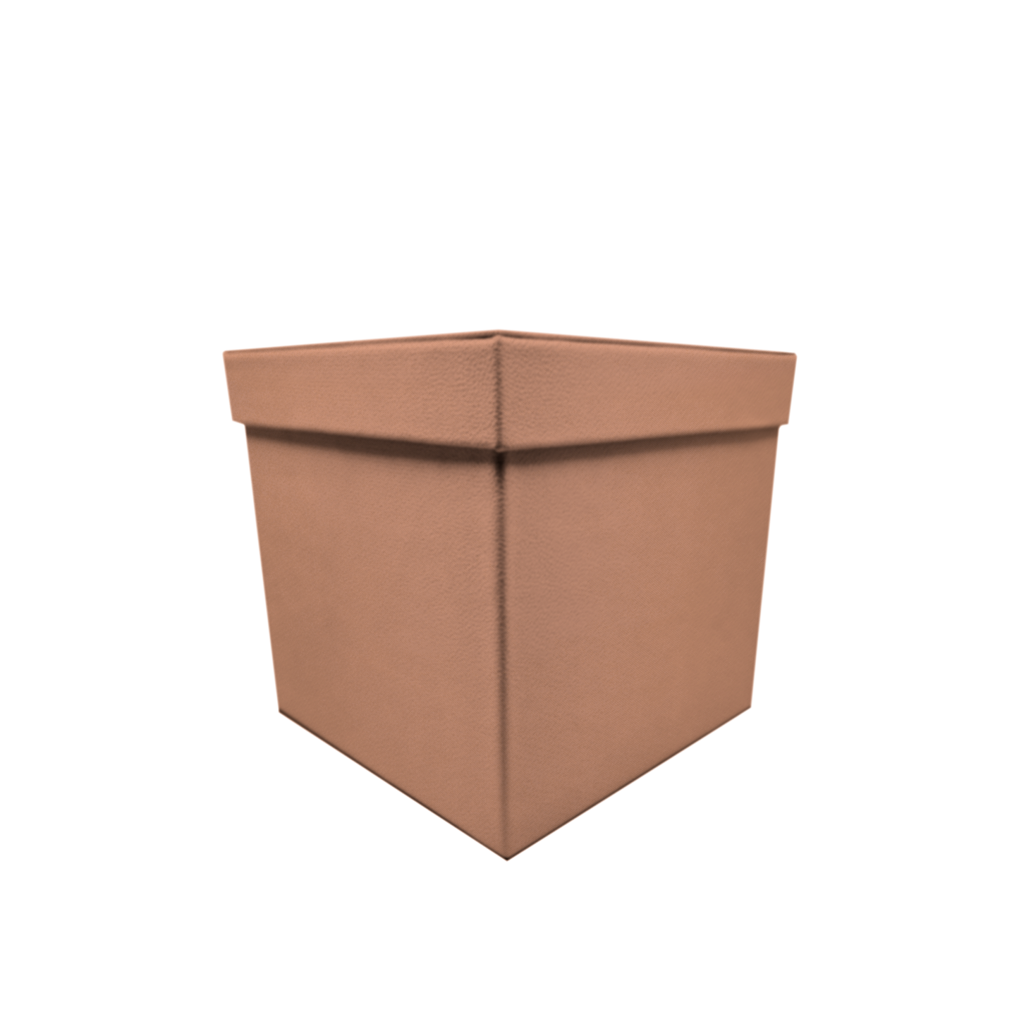 Square shape box - Velvet Wheat