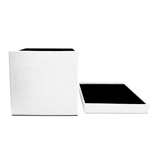 Caja cuadrada de 5,56"x5,12"x5,56" - stock a24 