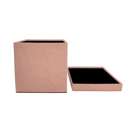 Caja cuadrada de 5,56"x5,12"x5,56" - stock a24 