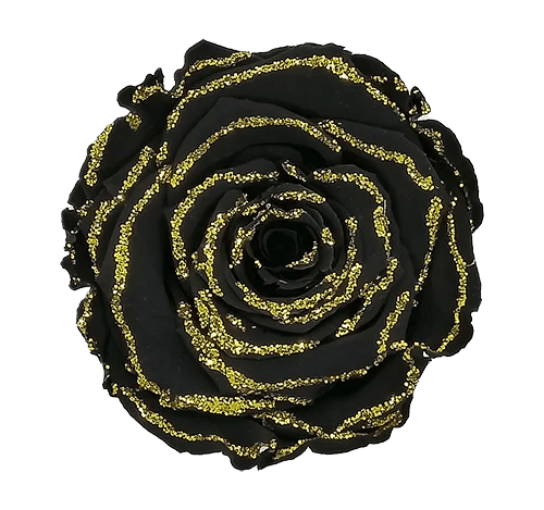 BELLA Preserved Roses Glitter - Pack 4