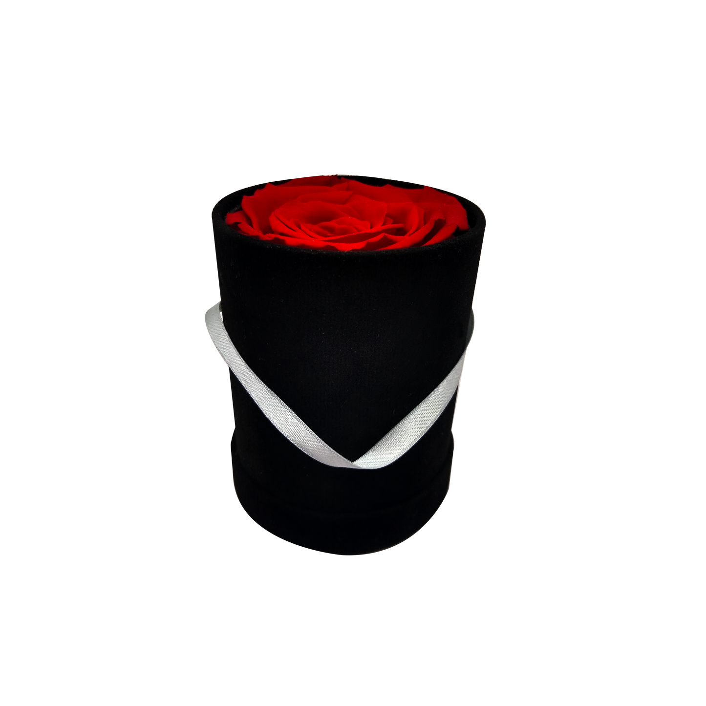 LUXURY ROSEAMOR 1 PRESERVED ROSES ARRANGEMENT - ELEVATOR SYSTEM ROUND BOX