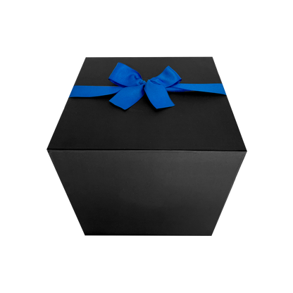 LUXURY 16 PRESERVED ROSES ARRANGEMENT - SQUARE PU LEATHER BOX - BMade