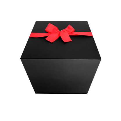 LUXURY 16 PRESERVED ROSES ARRANGEMENT - SQUARE PU LEATHER BOX - BMade